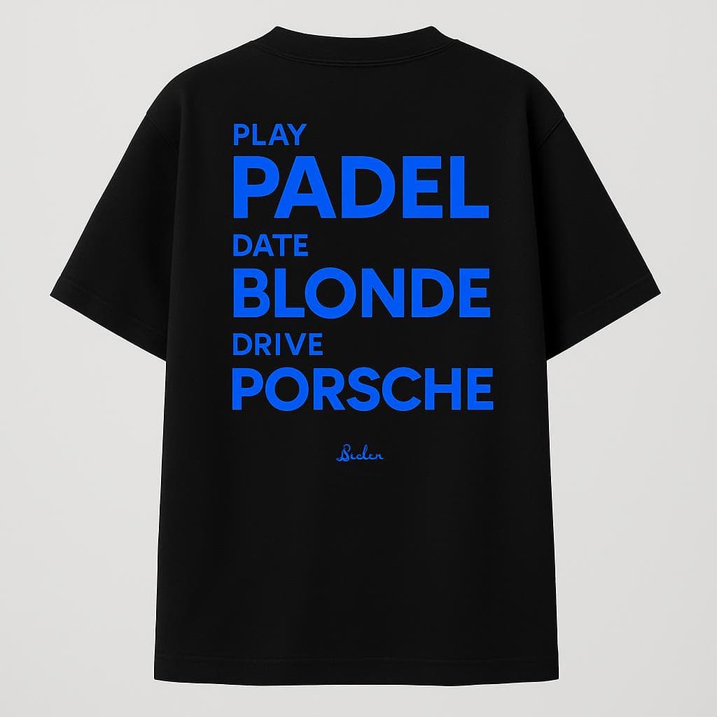 PLAY PADEL — чёрная / синий